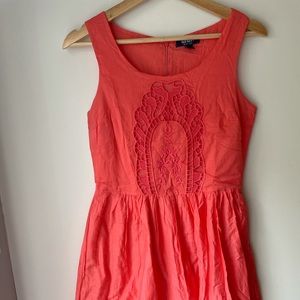 Coral dress